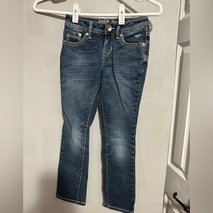 Girls Justice Jeans 7S Simply Low Straight Leg